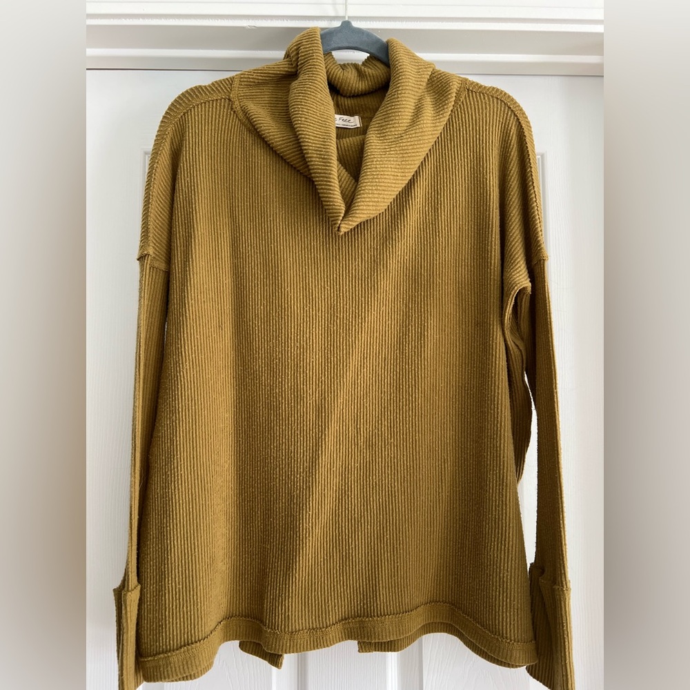 Free People mock neck sweater